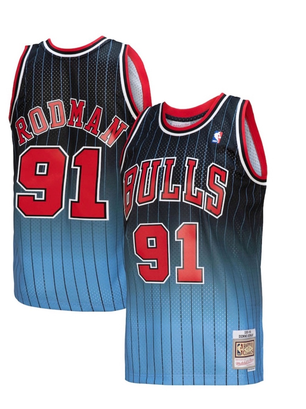 NEW Mitchell & Ness Chicago Bulls Dennis Rodman Swingman Basketball Jersey Men M